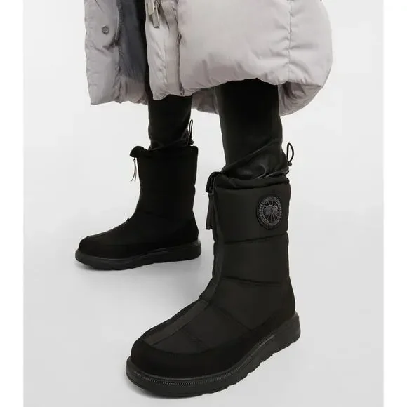 Canada Goose Cypress Fold-Down Puffer Boots Black Size 10 New in Box Snow Winter - Picture 1 of 12